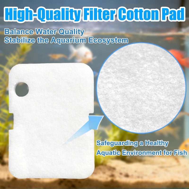 PurifyLogix Replacement Canister Filter Pads for Cascade 700/1000 CCF2UL/CCF3UL Generic Aquarium Floss Media, 2 Upgraded Activated Carbon-Coarse-Activated Carbon Filter Pads and 6 White Floss (8) - Image 4